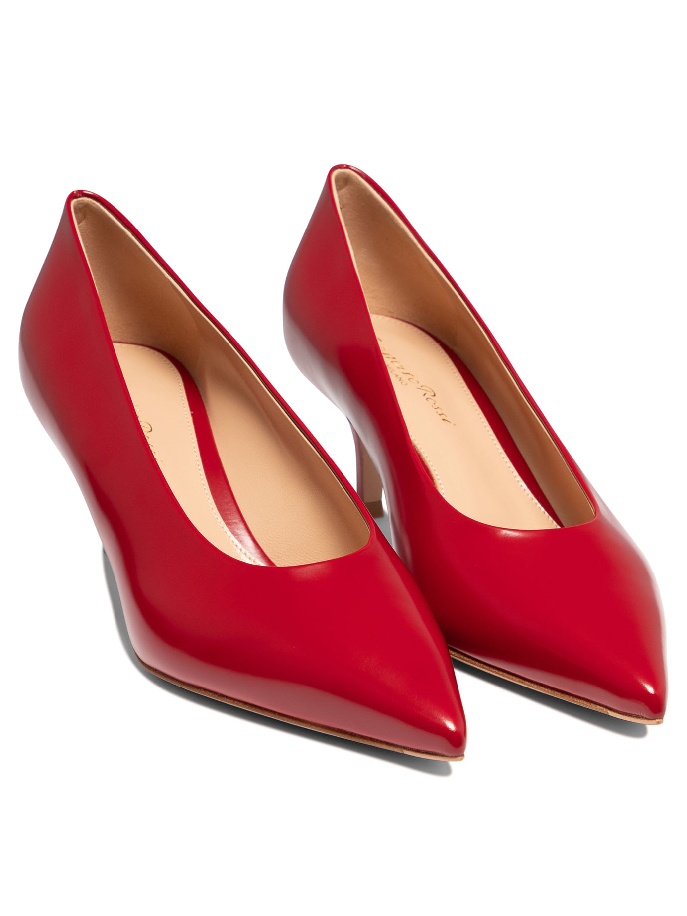 GIANVITO ROSSI Red Robbie 55 pumps